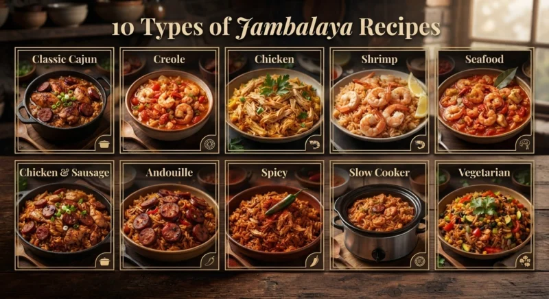 10 Types of Jambalaya Recipes