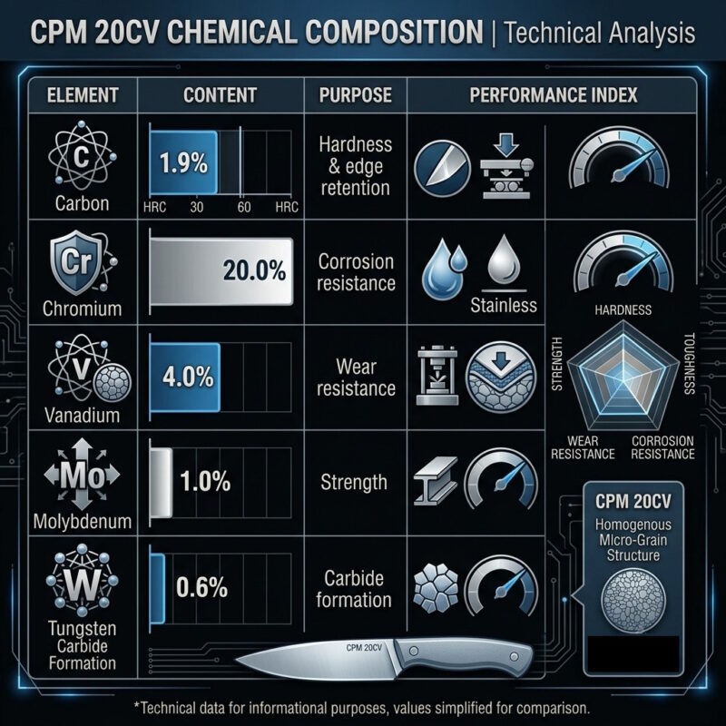 20CV Chemical Composition