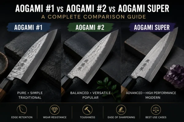 Aogami #1 vs Aogami #2 vs Aogami Super