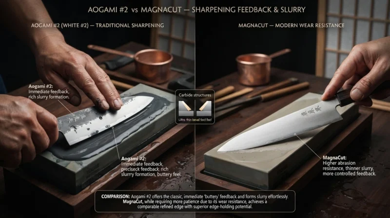 Aogami #2 vs MagnaCut Sharpening