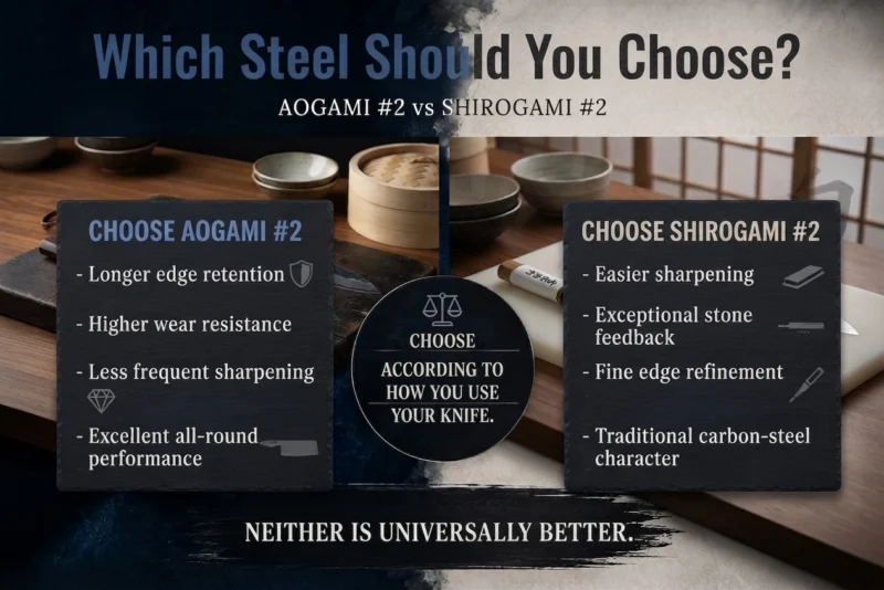 Aogami #2 vs Shirogami #2 Which Steel Should You Choose