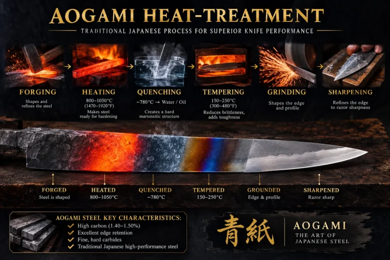 Aogami Heat-treatment 2