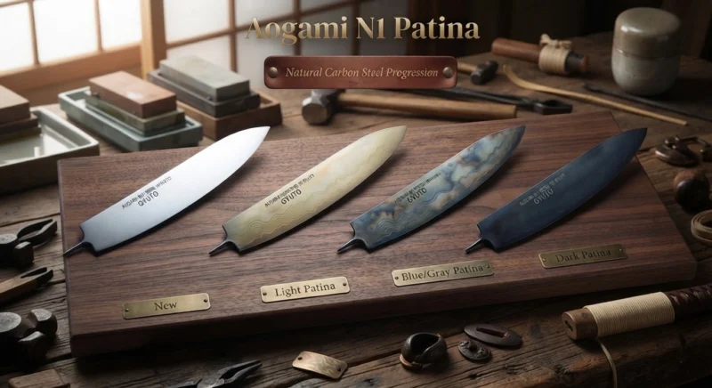 Aogami N1 Patina