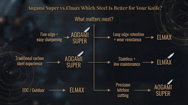 Aogami Super vs Elmax Which Steel Is Better for Your Knife
