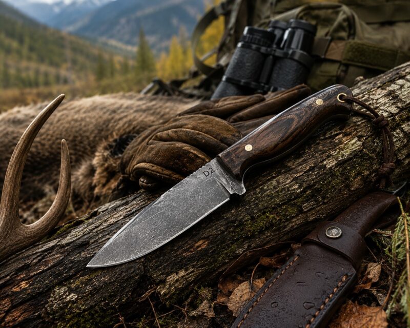 Autumn wilderness hunting arrangement
