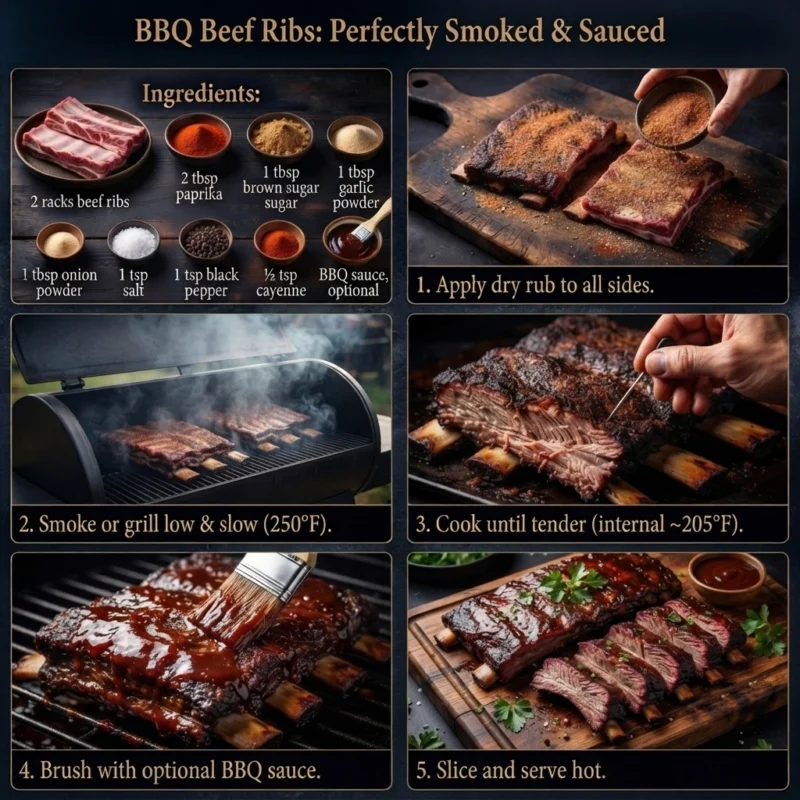 BBQ Beef Ribs recipe