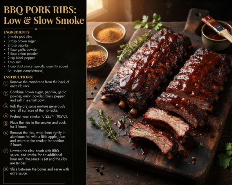 BBQ Pork Ribs recipe
