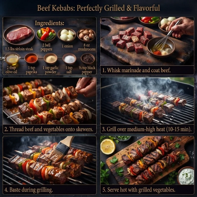 Beef Kebabs recipe