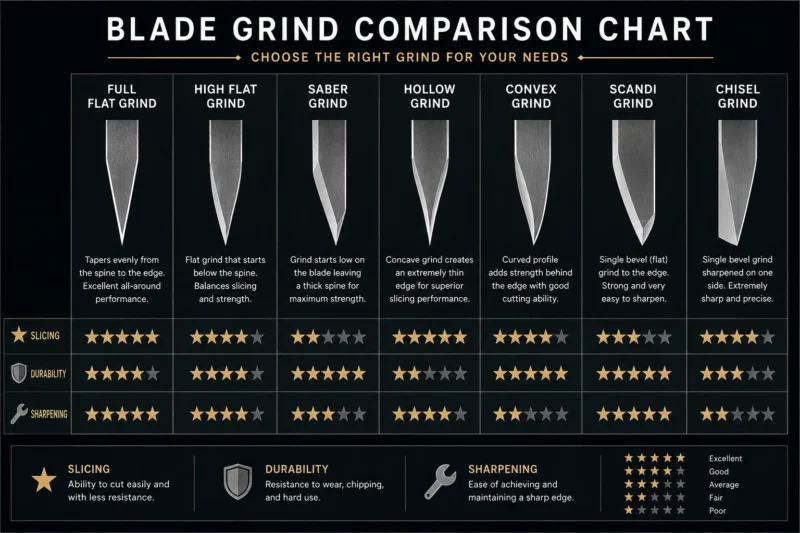 Blade Grind Comparison