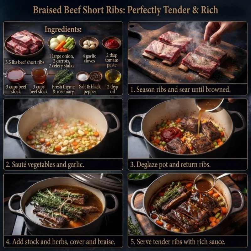 Braised Beef Short Ribs recipe