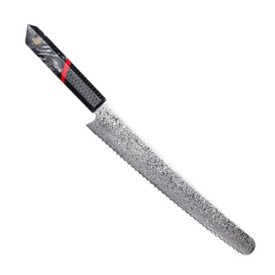 250 mm Serrated Damascus Blade Chef Knife