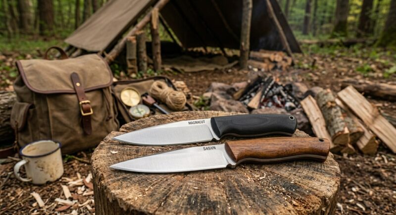Bushcraft / Camping Photo of Magnacut and s45vn knives