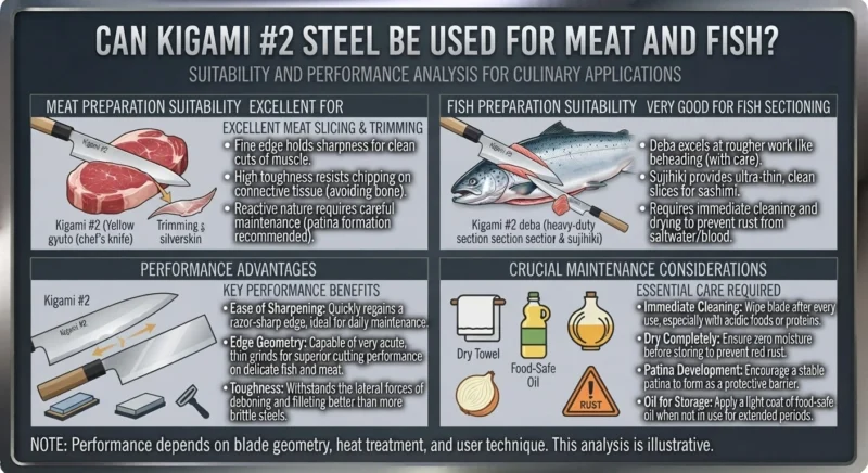 Can Kigami #2 Be Used for Meat and fish