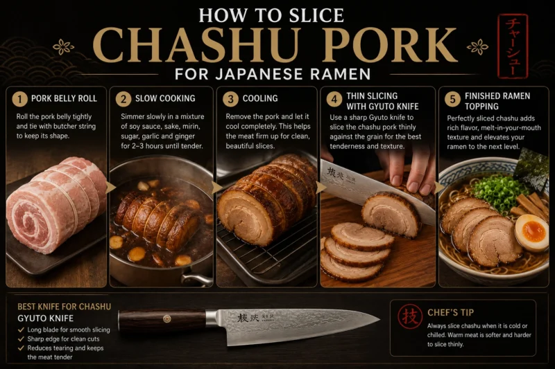 Chashu Pork Slicing Guide
