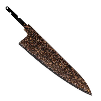 Cu Mai Chef Knife Black Blank Blade