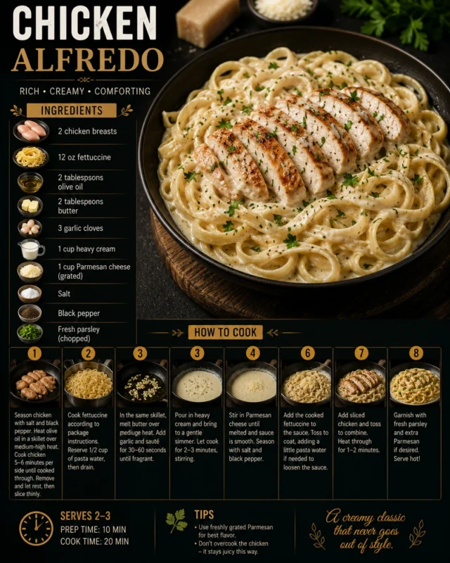 Chicken Alfredo recipe