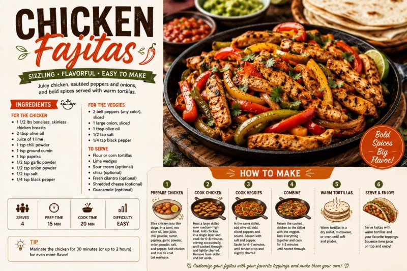 Chicken Fajitas recipe