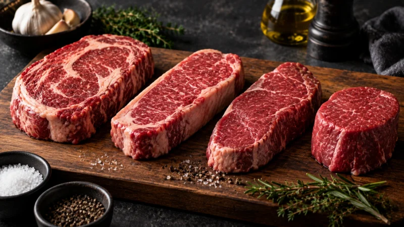 Choosing the right steak