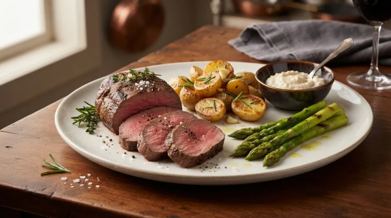 Classic Beef Tenderloin Final Plate