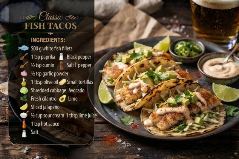 Classic Fish Tacos recipe