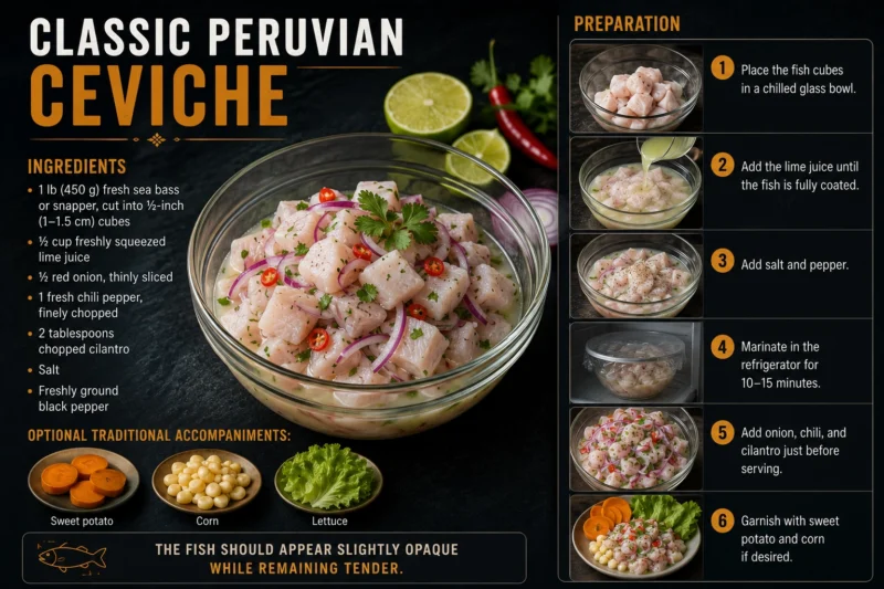 Classic Peruvian Ceviche