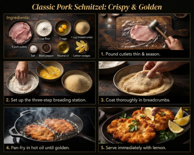 Classic Pork Schnitzel recipe