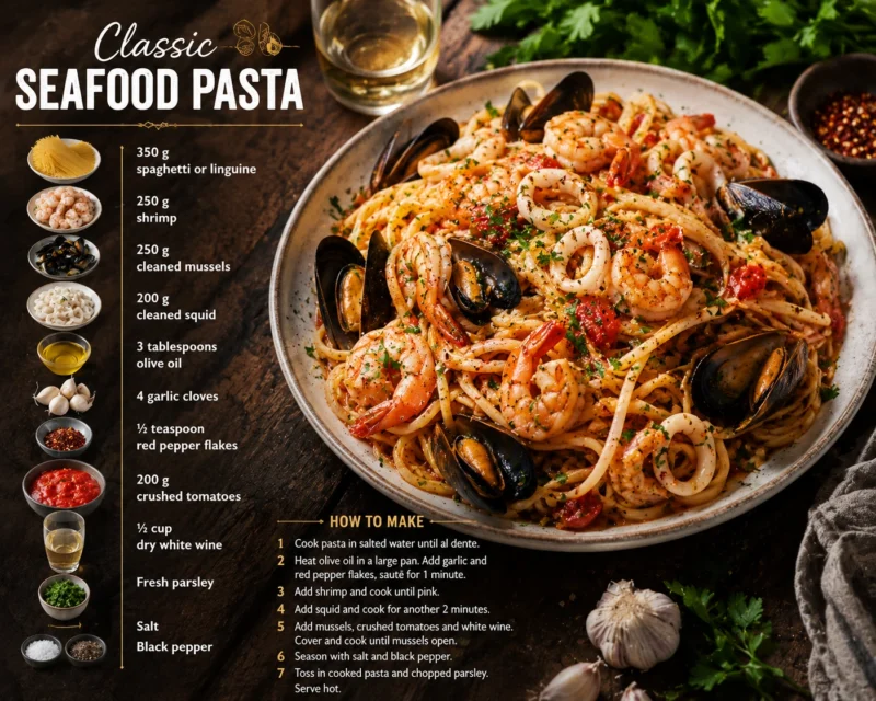Classic Seafood Pasta recipe