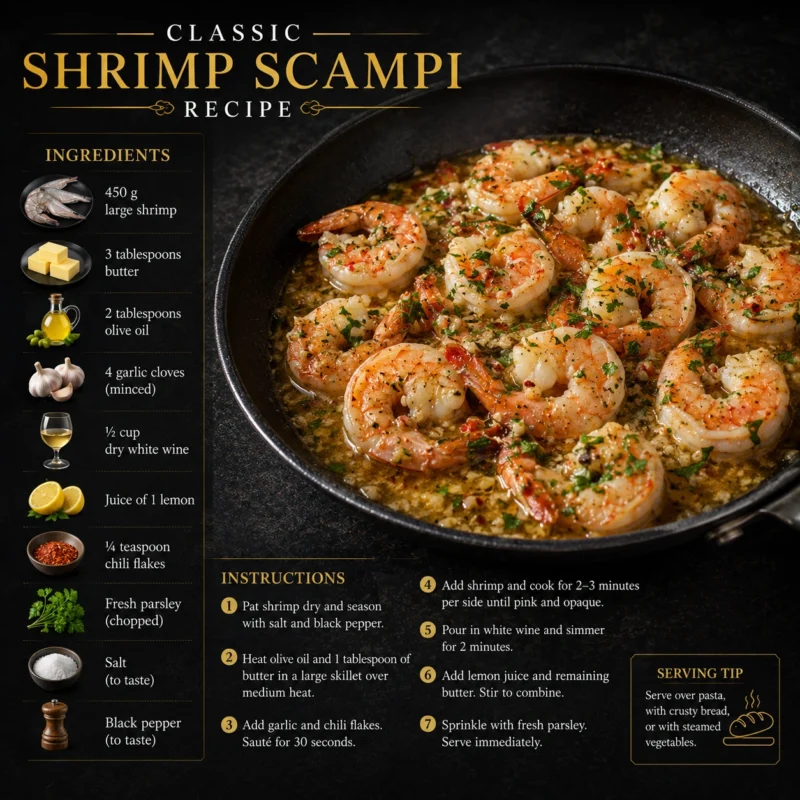 Classic Shrimp Scampi recipe