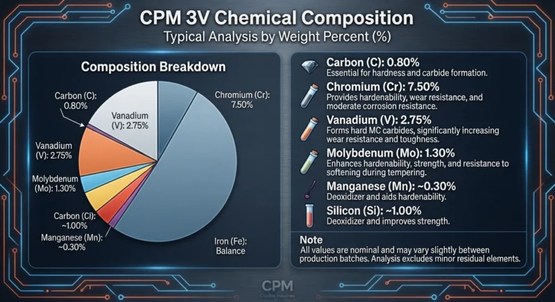 CPM 3V Chemical Composition