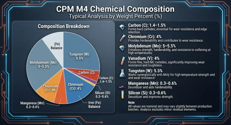 CPM M4 Chemical Composition
