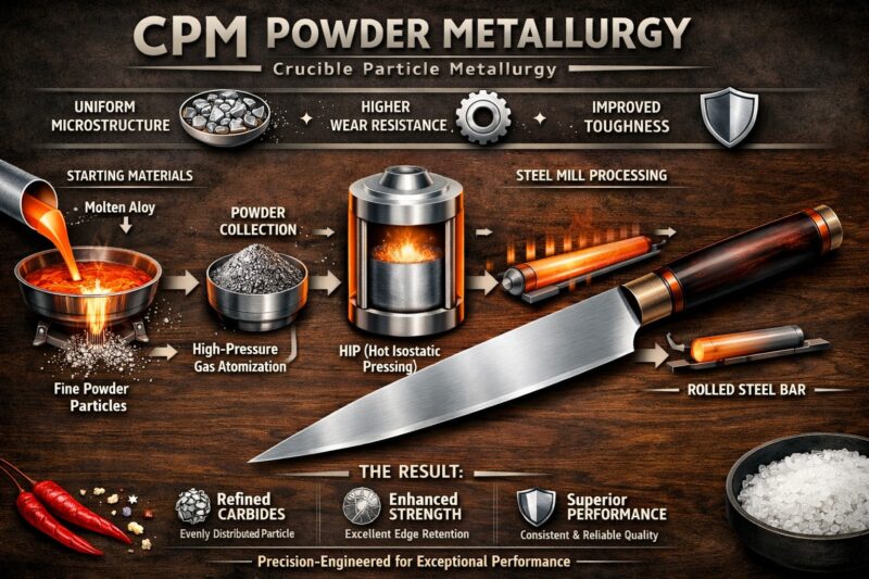 CPM powder metallurgy infographic