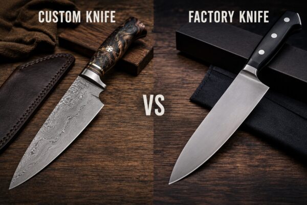 Custom Knife vs Factory Knife