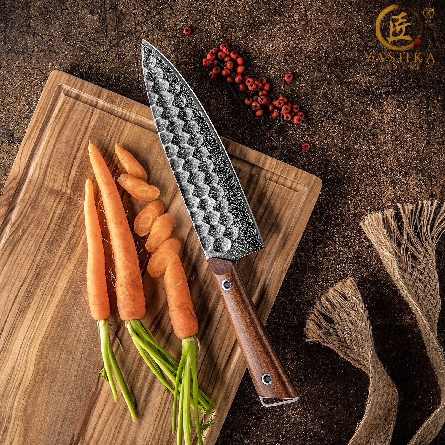 Damascus knife