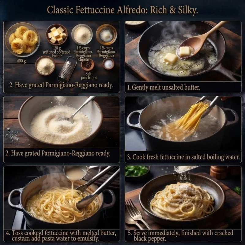 Fettuccine Alfredo recipe