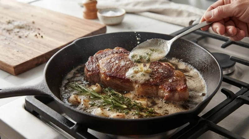 Garlic-Butter Basting