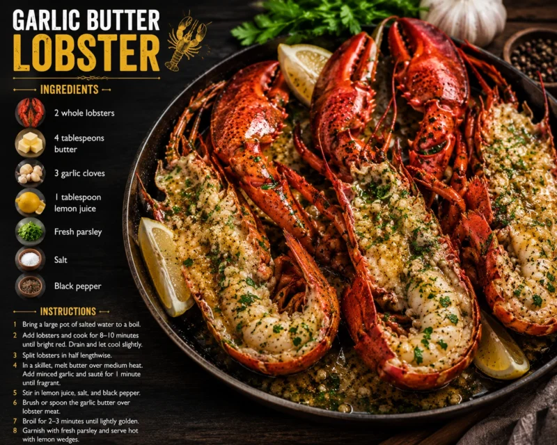 Garlic Butter Lobster recipe