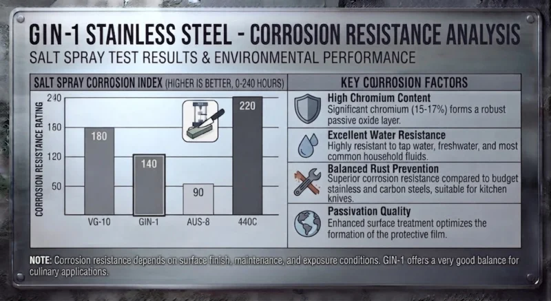 GIN-1 Corrosion Resistance