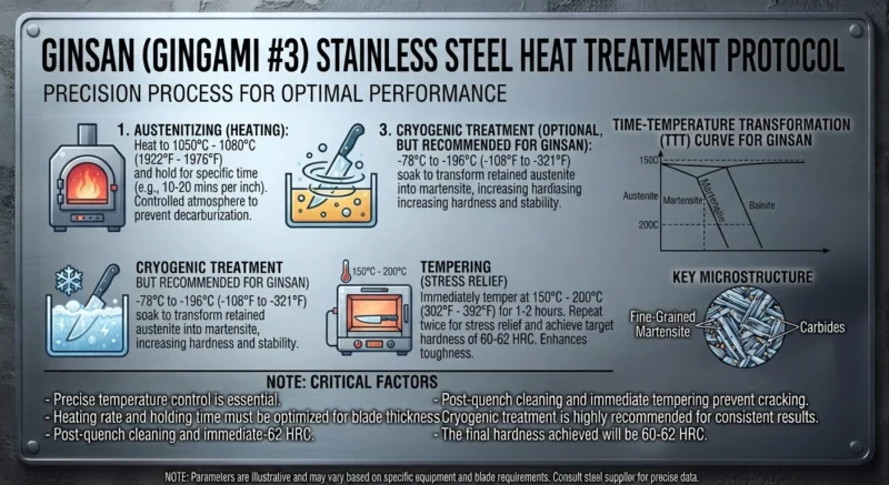 Ginsan Heat Treatment