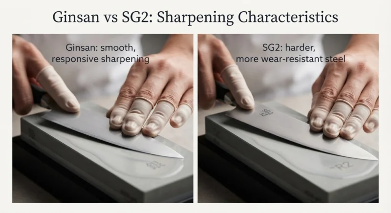 Ginsan vs SG2 Sharpening