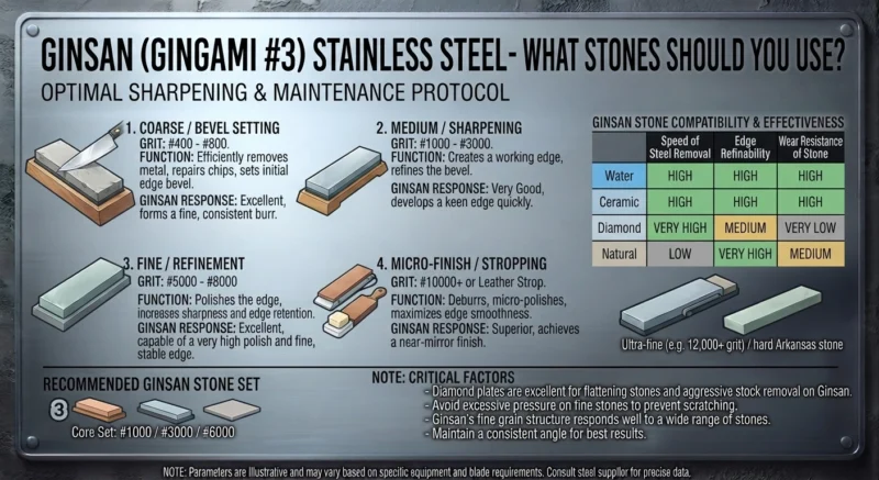 Ginsan What Stones Should You Use