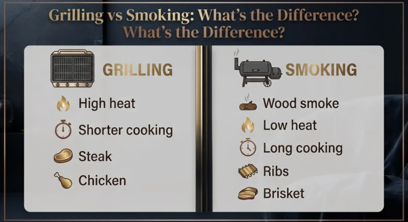 Grilling vs Smoking