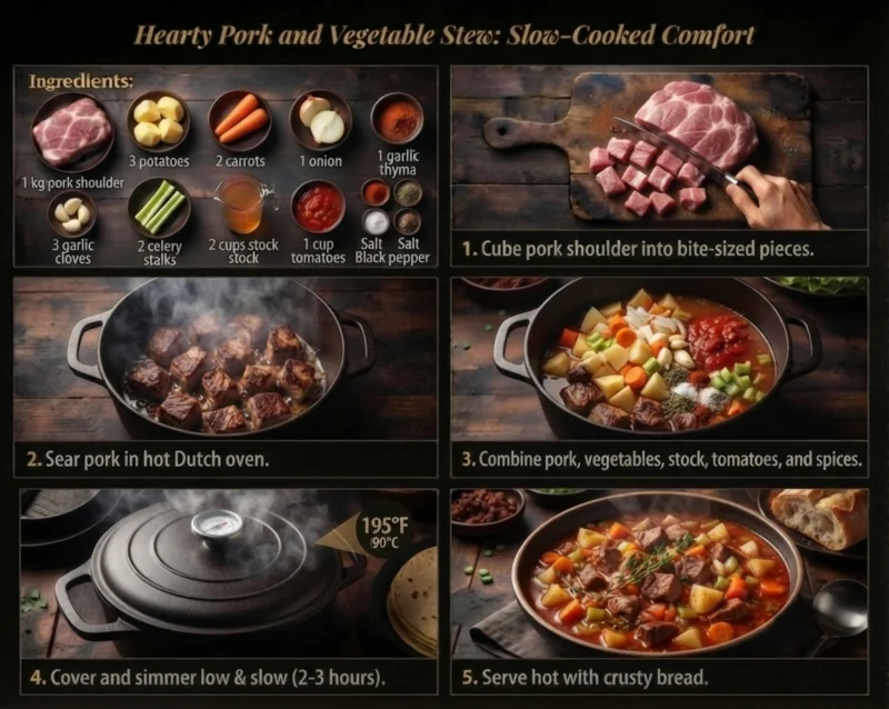 Hearty Pork and Vegetable Stew recipe