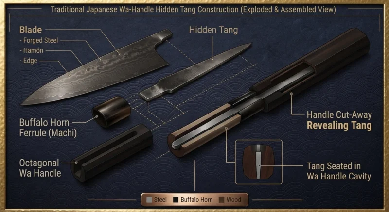 Hidden Tang Construction