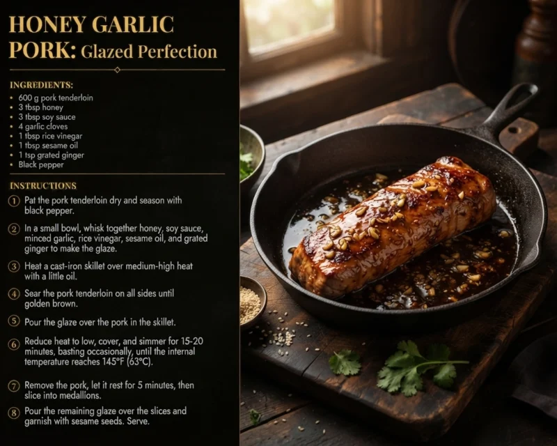 Honey Garlic Pork recipe