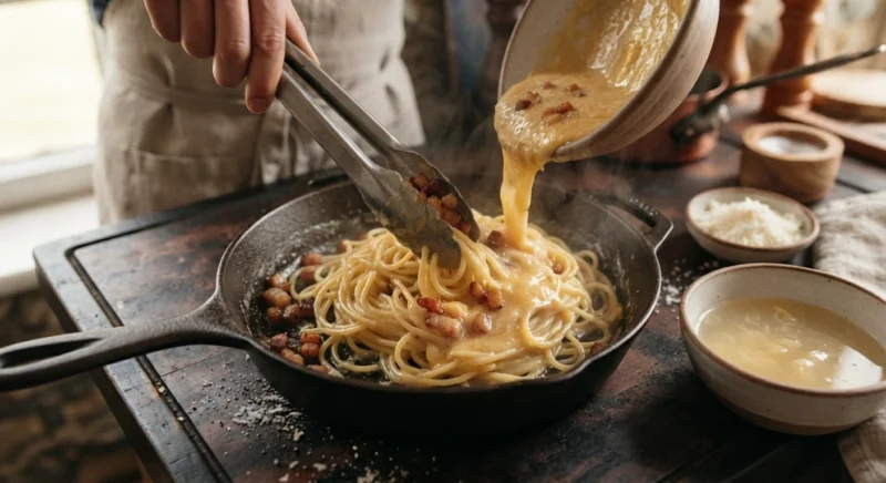 how to make carbonara sauce
