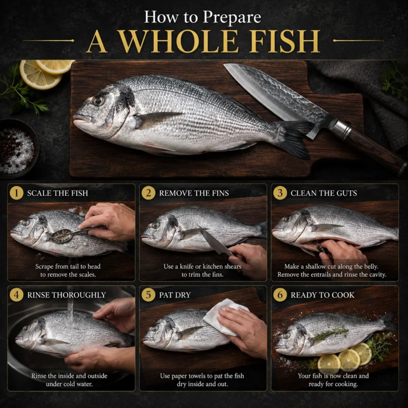 How to prepare a whole fish