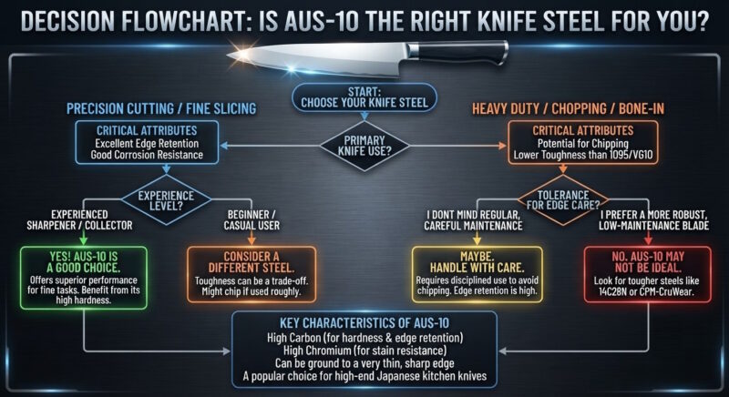 Is AUS-10 the Right Knife Steel for You