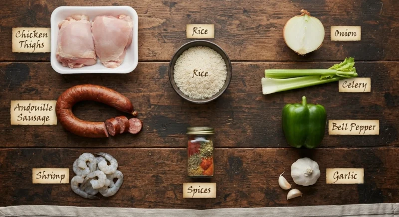 Jambalaya Essential Ingredients