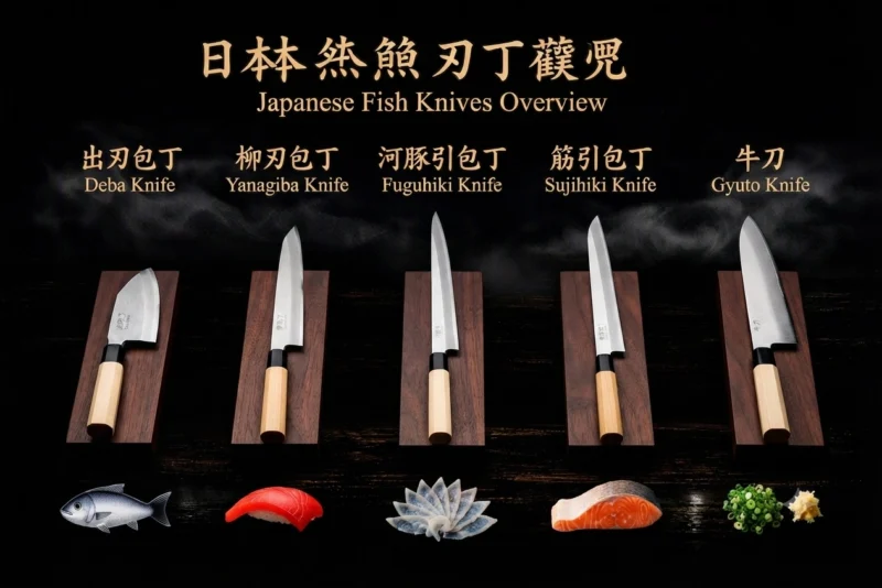 Japanese Fish Knives Overview