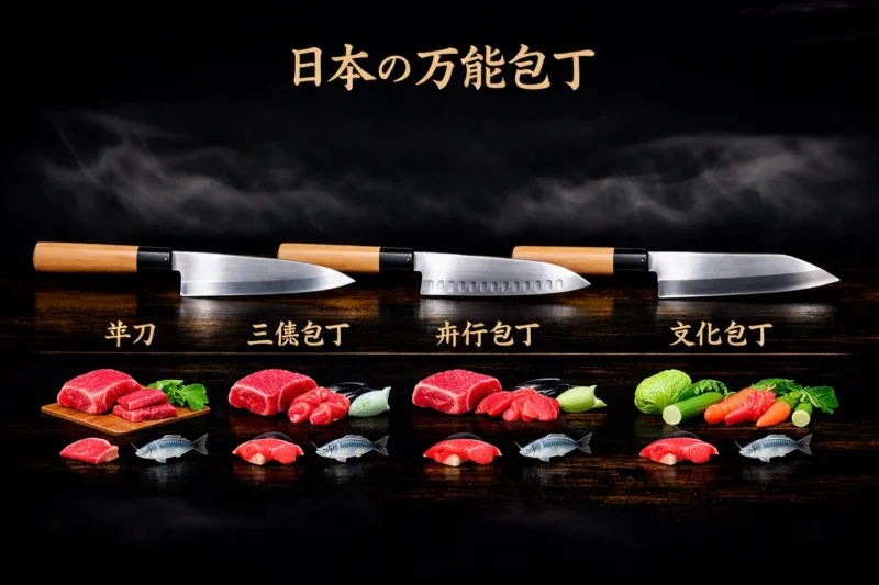 Japanese multipurpose knives